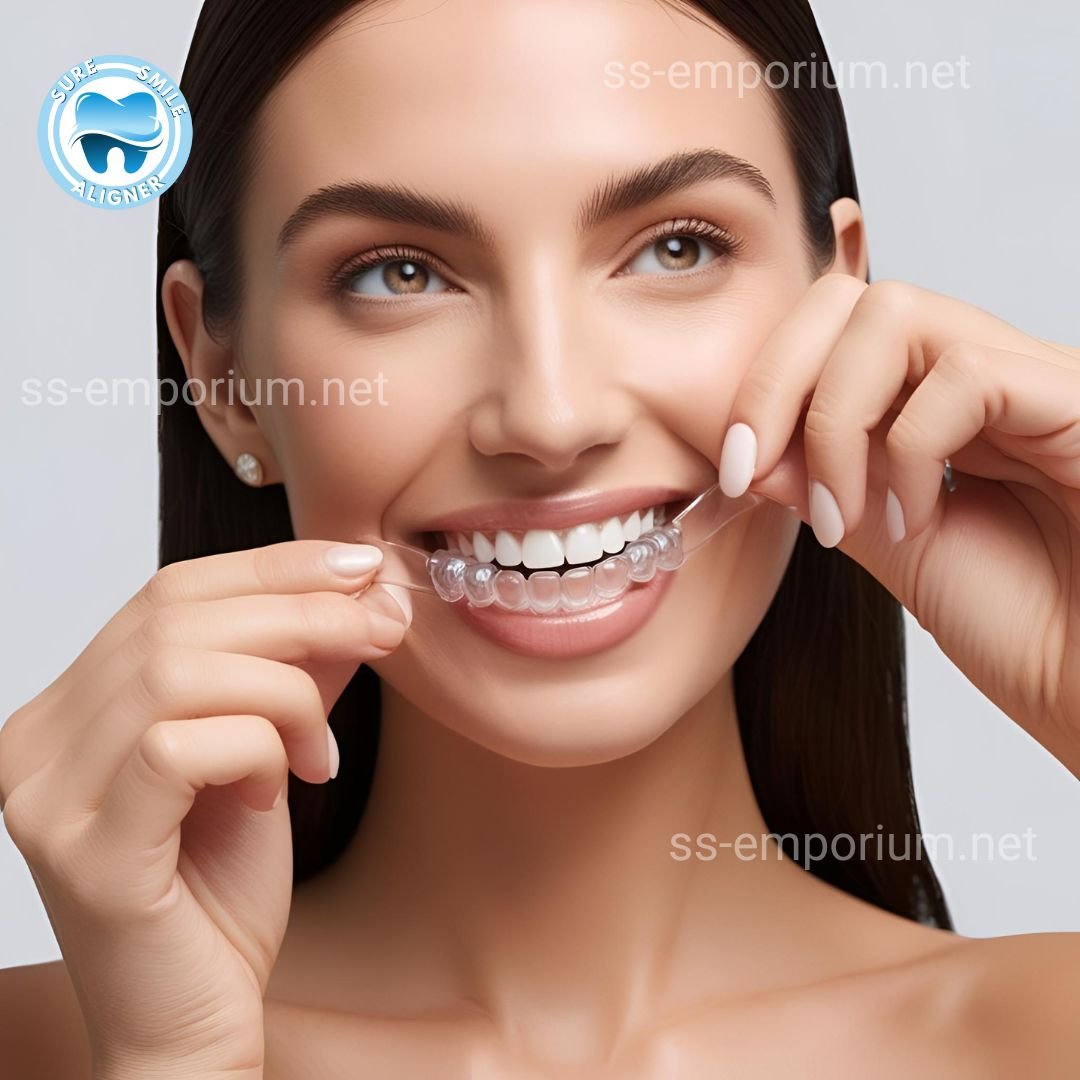 SureSmile Aligner on plate